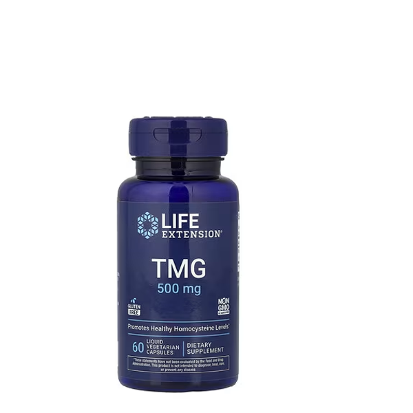Life Extension, TMG, 500 mg, 60 Liquid Vegetarian Capsules