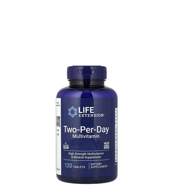Life Extension, Two-Per-Day Multivitamin, 120 Tablets