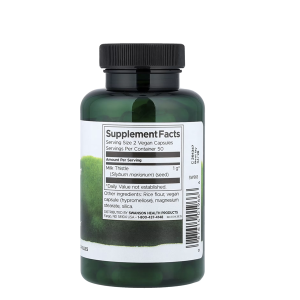 Swanson Vitamins, Full Spectrum® Milk Thistle, 500 mg