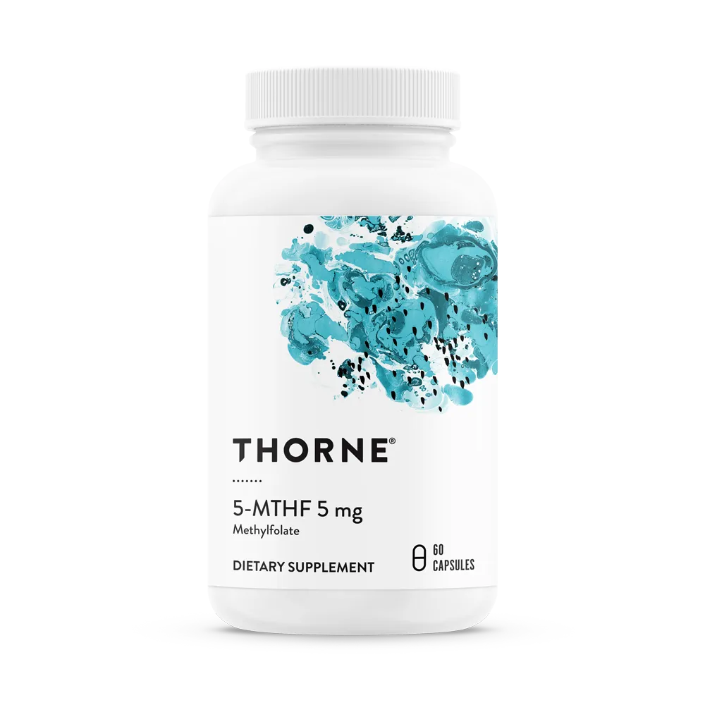 Thorne 5-MTHF 5mg, 1MG Methylfolate Capsules